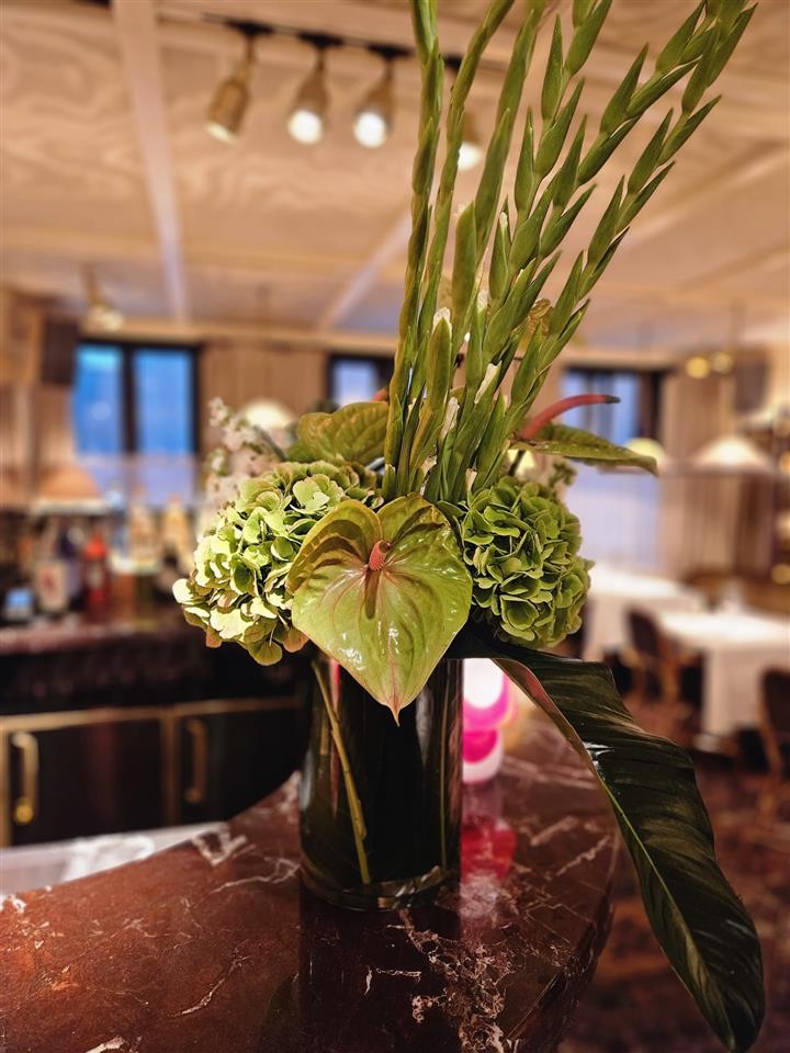 Modern corporate reception flowers South London