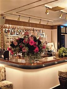 Statement vase display for reception